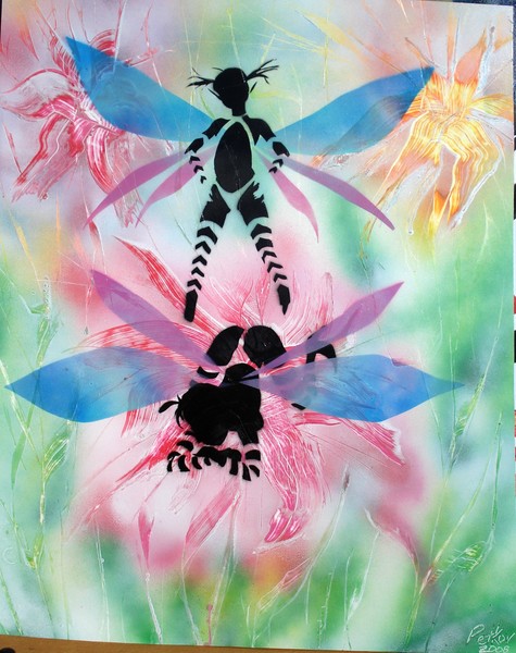 Fairies among Flowers