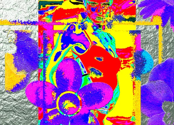 Woman flowers 8