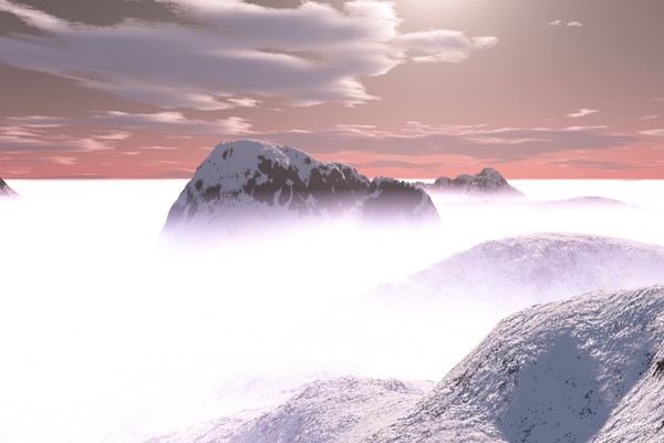 mountain tops