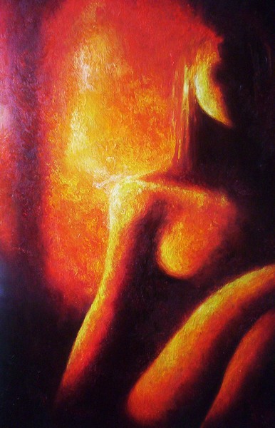 'Red Lady' (Figure Study)
