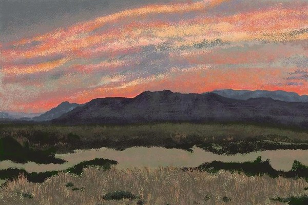 Evening in Terlingua