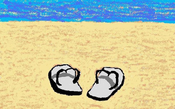 somewhere barefoot