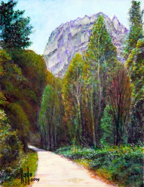 Toward the mountain