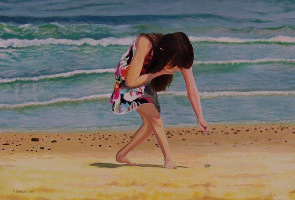 On the beach