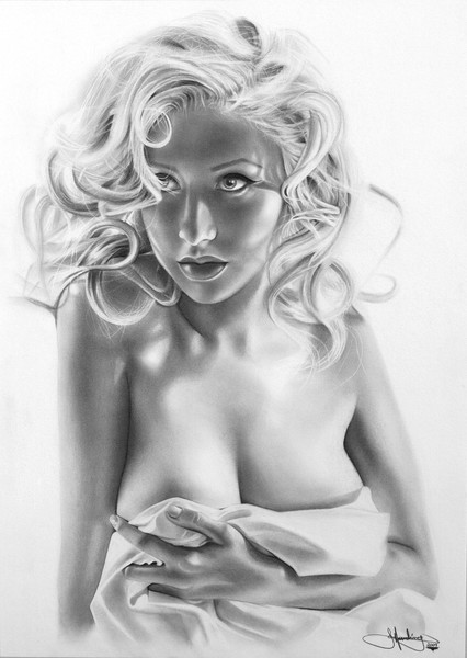 Christina Aguilera drawing