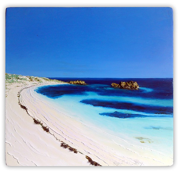 The Basin Nor Westerly View original oil painting