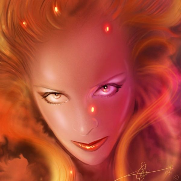 Flame-Haired Girl