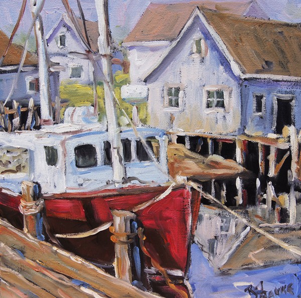 Seascape Peggy's Cove 02 by Prankearts_Sold