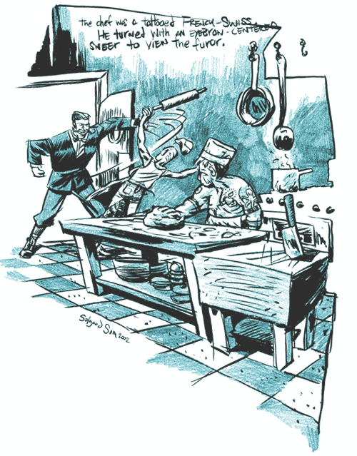Storming the kitchen