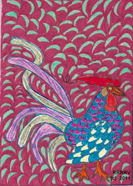 Rooster's Art Card 004 by RRRRV (c) 2011