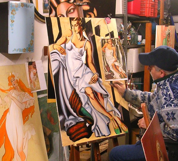 In studio