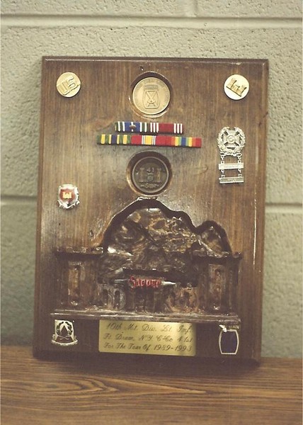 4th career plaque