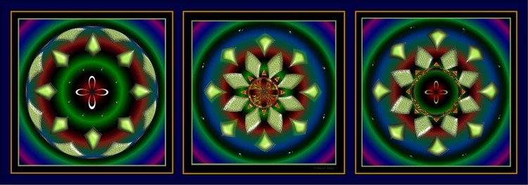 Triptych Green 2020