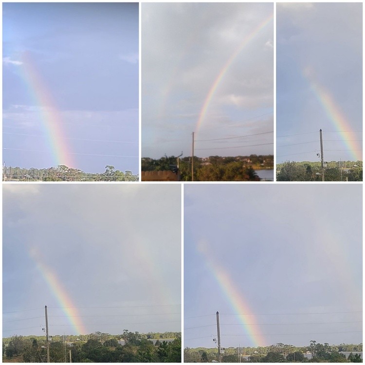 NO RAIN, BUT A DOUBLE RAINBOW
