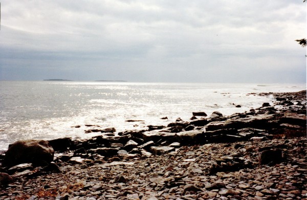 Shimmering Sea at Sunset