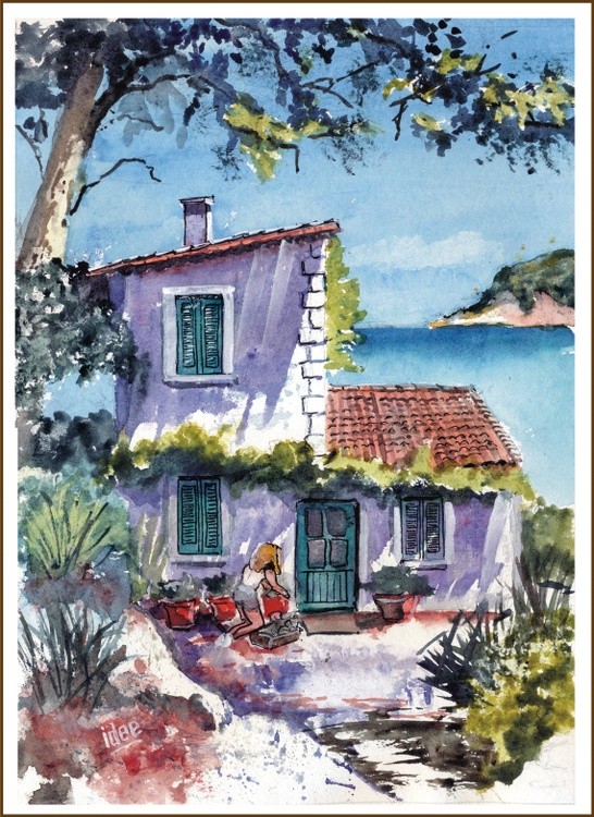 A perfect hide away on a Greek Island