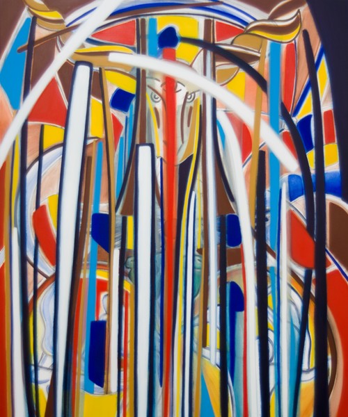 L'Impulsion Cosmique de Nemori - XV (120x100 - Huile sur Toile - Fabrice Plas)