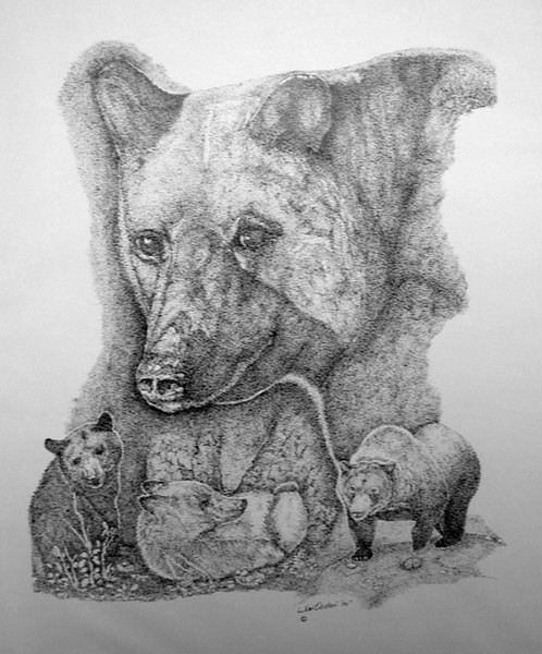 ACEO Bear Collage
