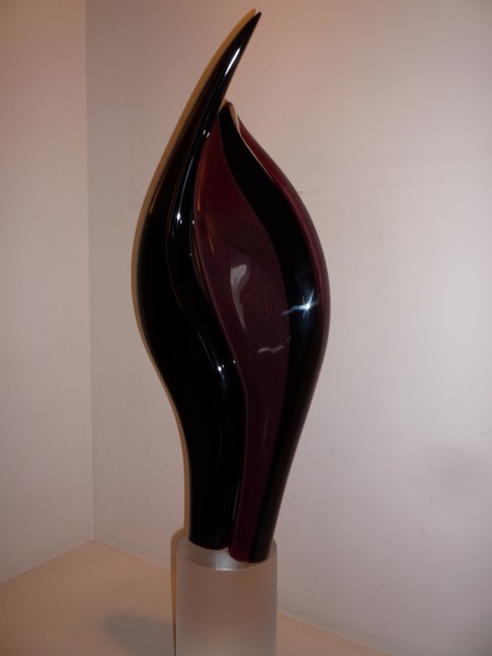 Venetian art glass STATUA INSIEME artist Seguso