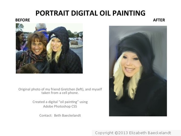 Photoshop Portrait Oil Painting