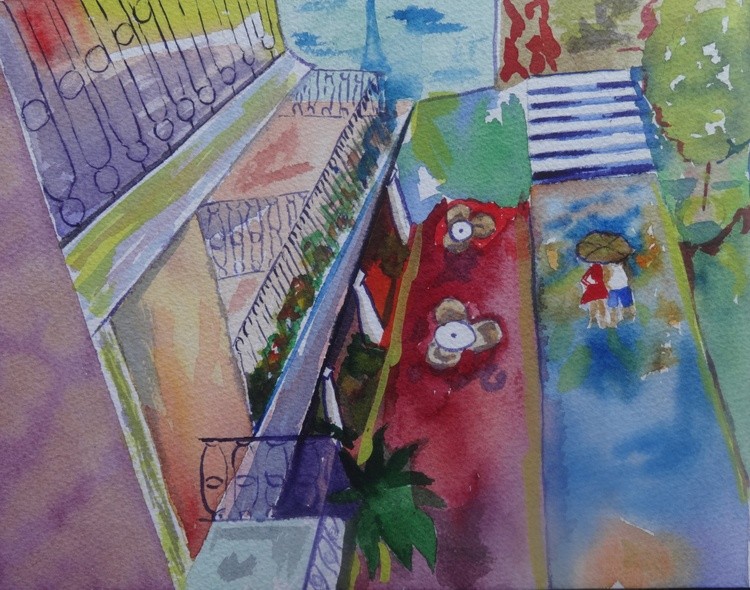 View from the balcony