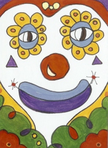 ACEO Print -Flower Eyes