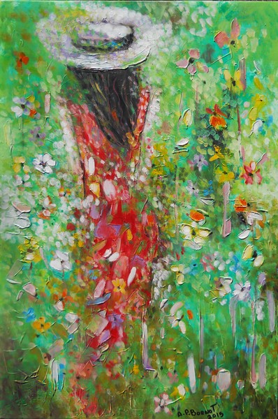 garden at dawn