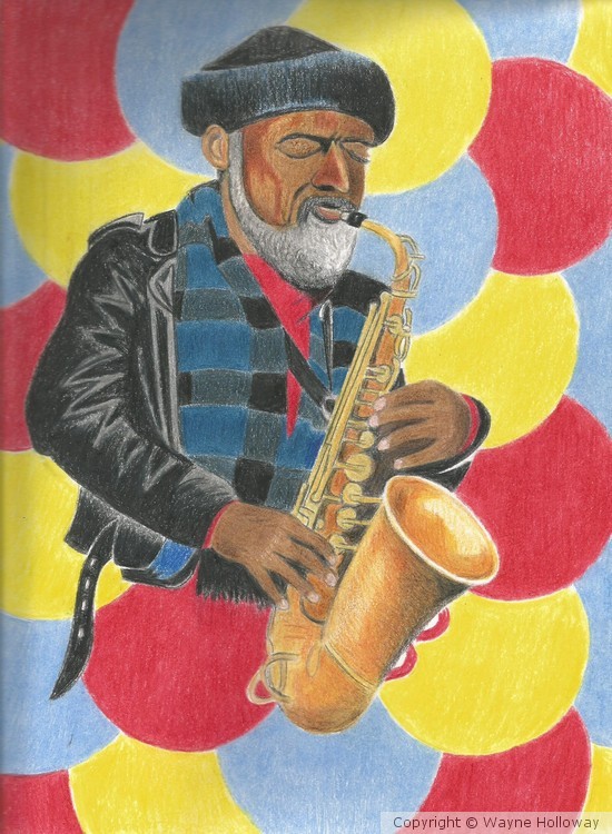 Sam on Saxophone