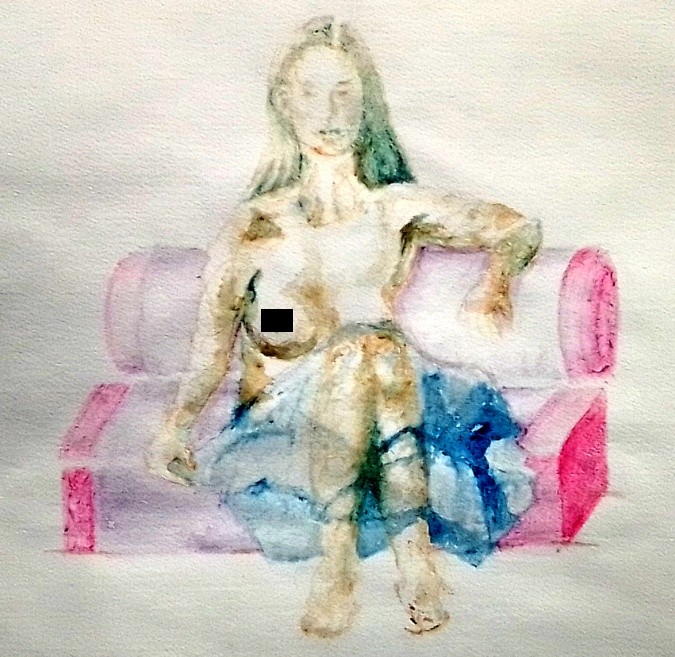 Sophie Cropped Watercolor