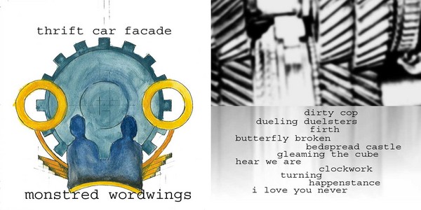 thrift car facade, cd cover and insert 