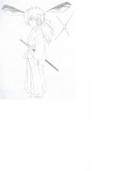 The Battousai over Kenshin