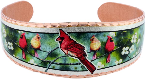 Cardinal Bracelets by Copper Reflections