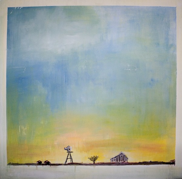 Barn and Windmill