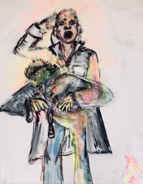 Dr. Jekkyl and Mr. Hyde Pop Art Portrait