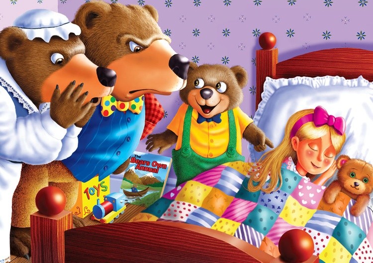 Someone's sleeping in my bed! (Goldilocks And The Three Bears)