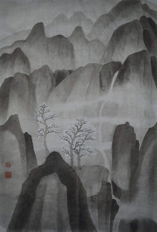 Empty Mountains Are Empty, Water Flows And Flowers Bloom