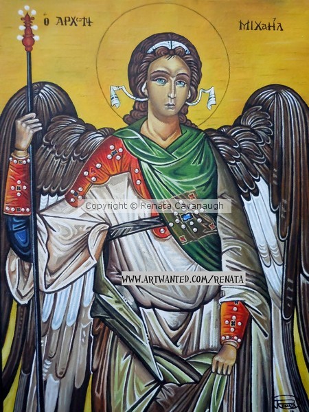 Archangel Michael Greek Orthodox Icon