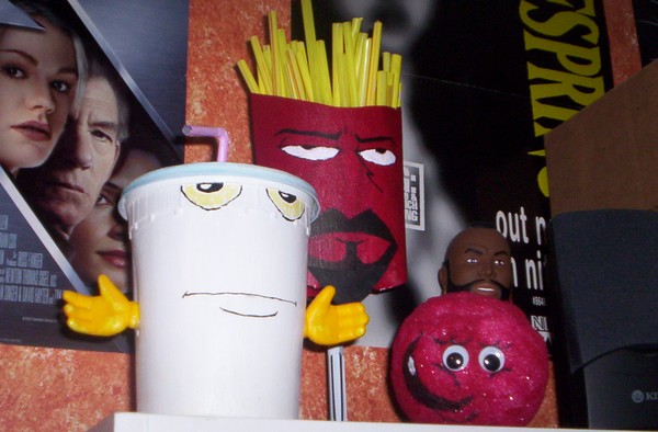 Aqua Teen homemade figures