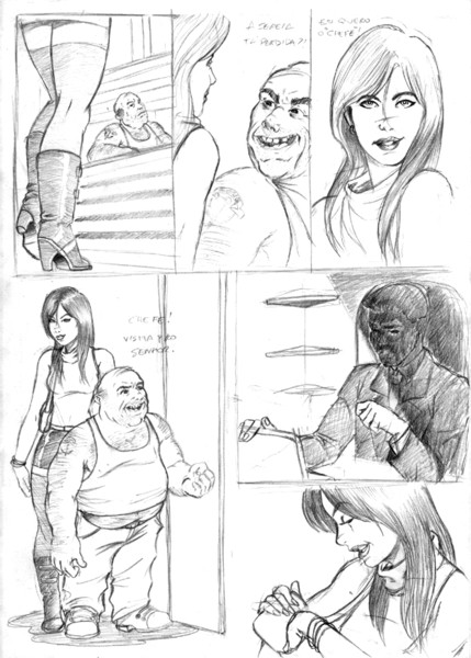 comic sketch
