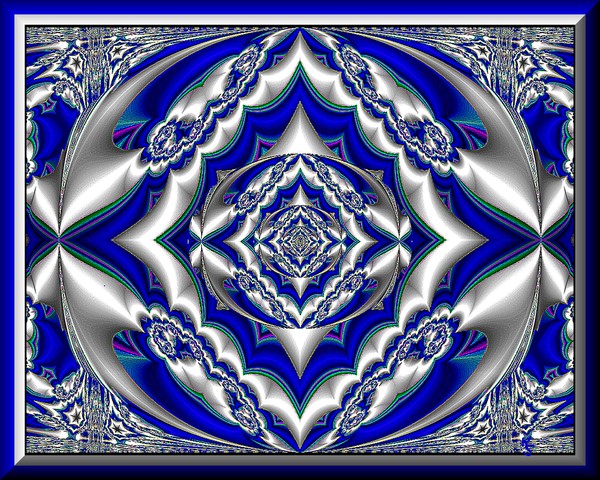 Blue/white