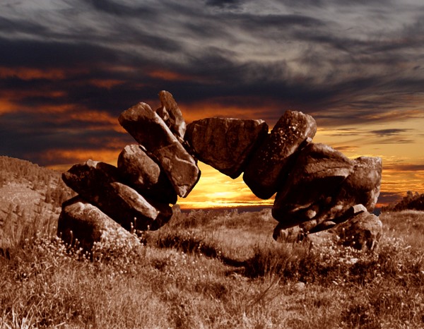 Kyriat  Shmona Rock  arch  revisted