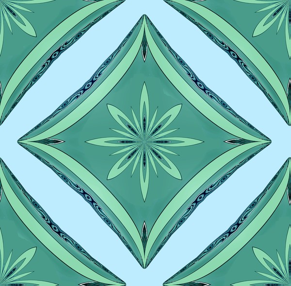Blue Design (Two)