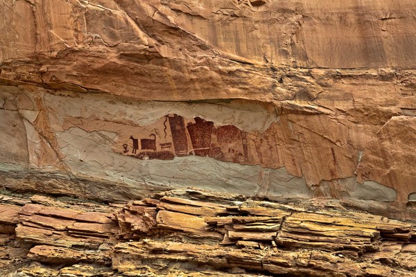 Temple Mountain Pictograph