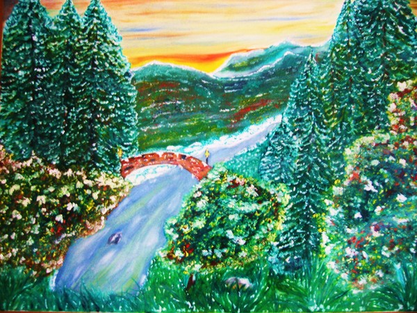 Winter Snowfall in Sleeping Hallow.