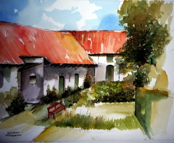 Somewhere in Wijlegem (plein-air)