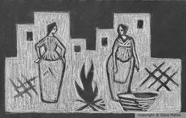 two women