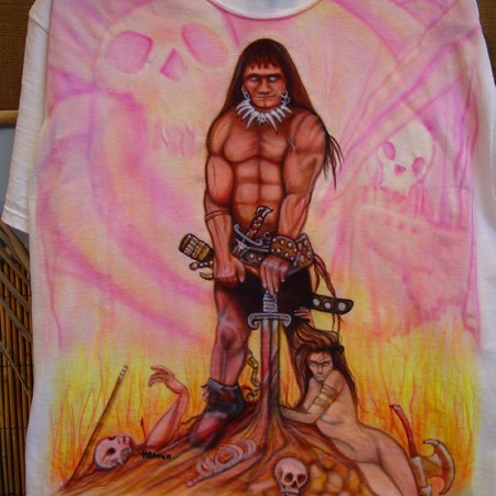 Rendition of Frazetta's Barbarian