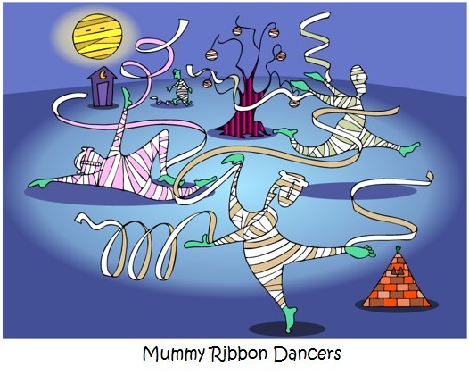 Mummy Ribbon Dancers