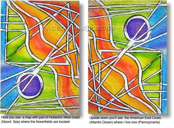 Upside Down© (ACEO)