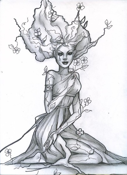 boceto Dafne 2